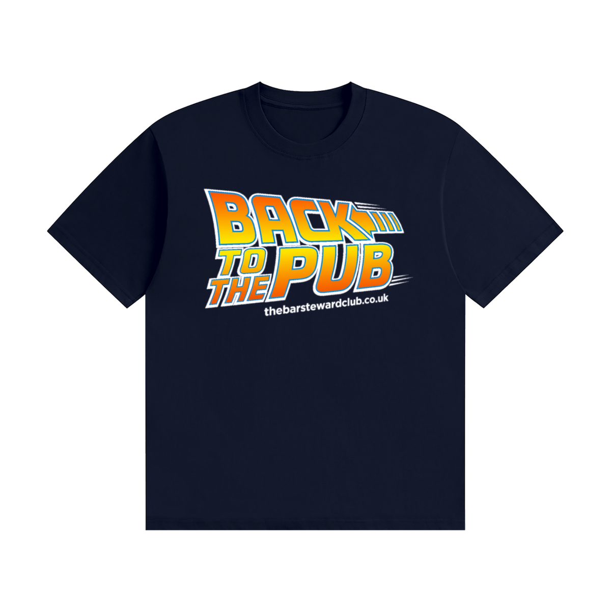 Back to the Pub T-Shirt | Retro Movie Parody Slogan Tee