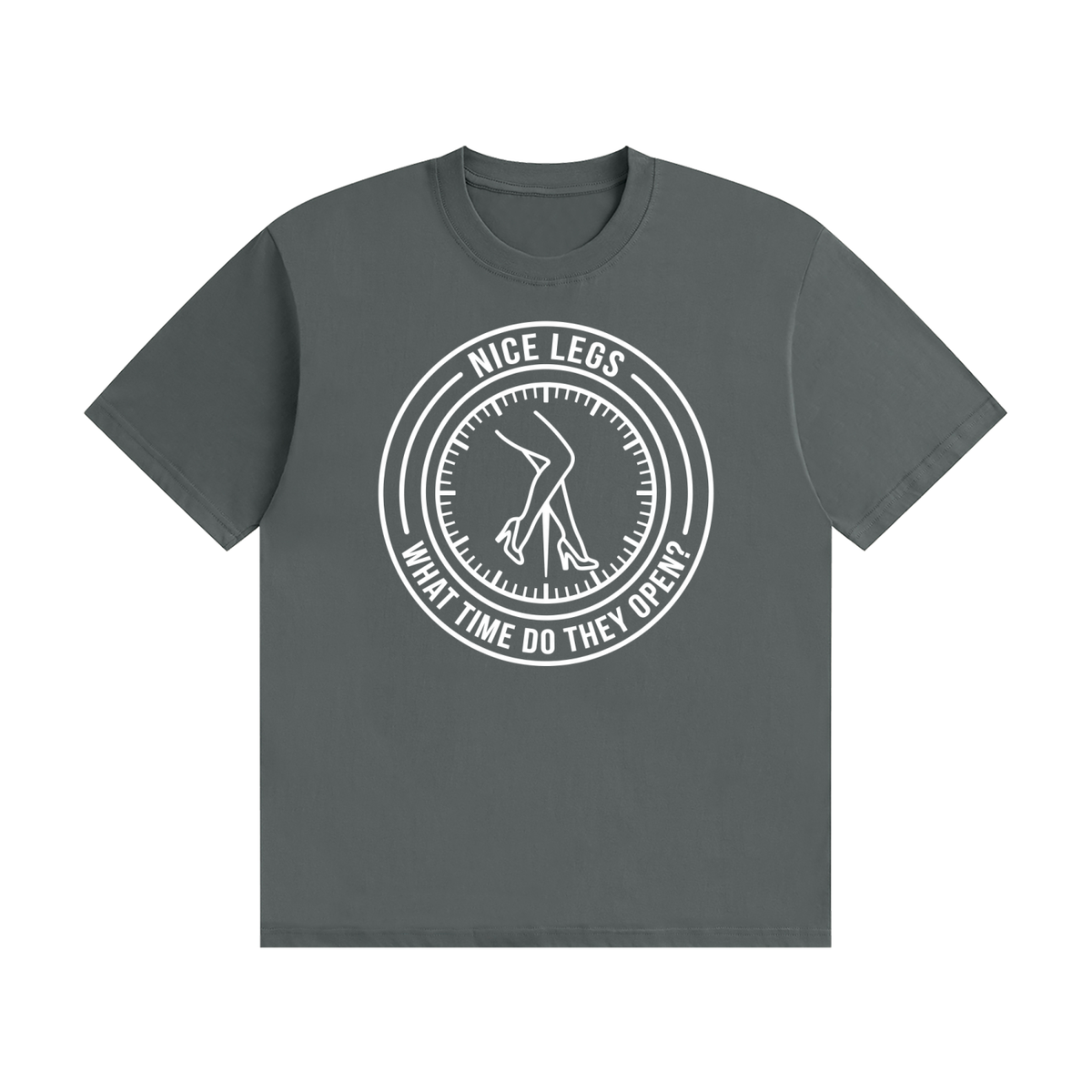 Nice Legs What Time Do They Open T-Shirt Black - funny pub slogan tee, photo 7