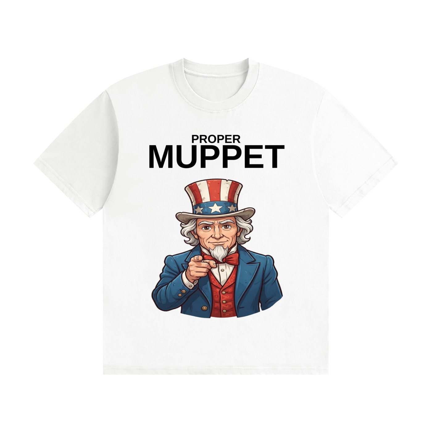 Proper Muppet T-Shirt - funny British insult slogan tee, photo 1