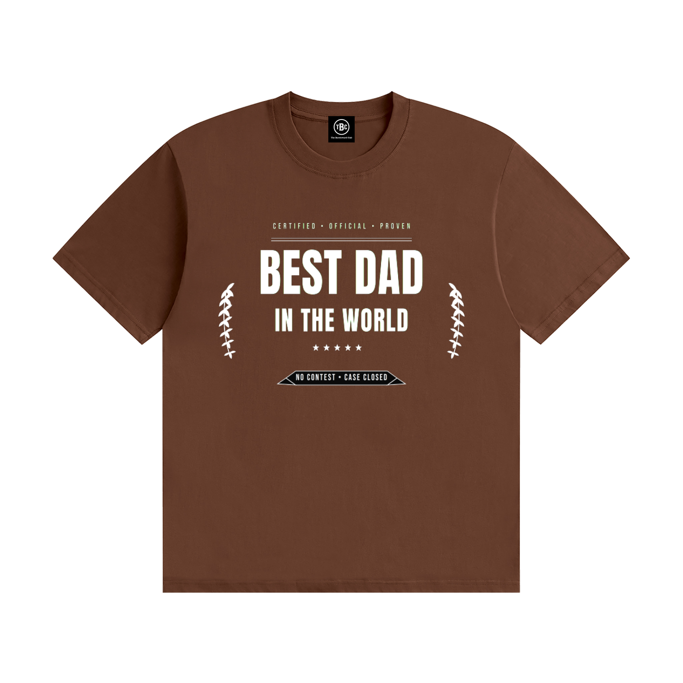 Best Dad In The World T-Shirt Black | Funny Father's Day Tee