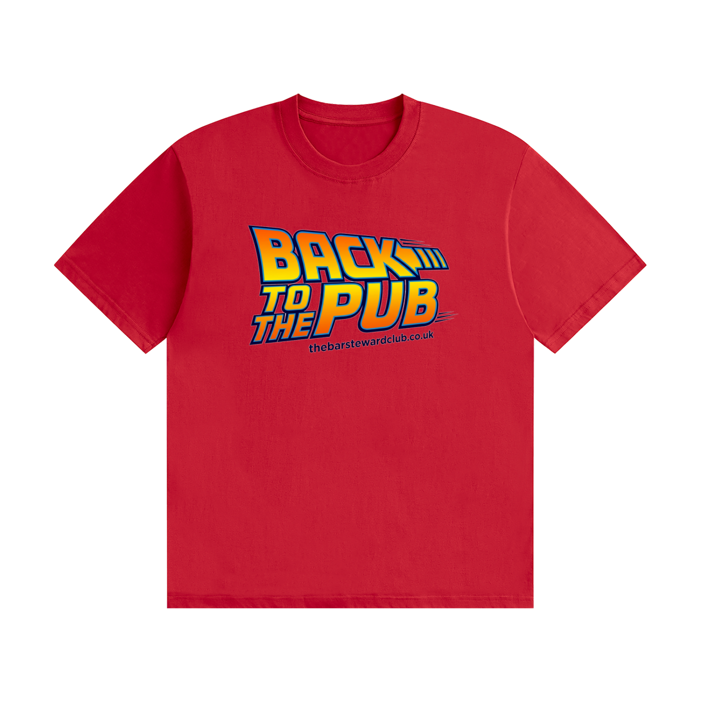 Back to the Pub T-Shirt | Retro Movie Parody Slogan Tee