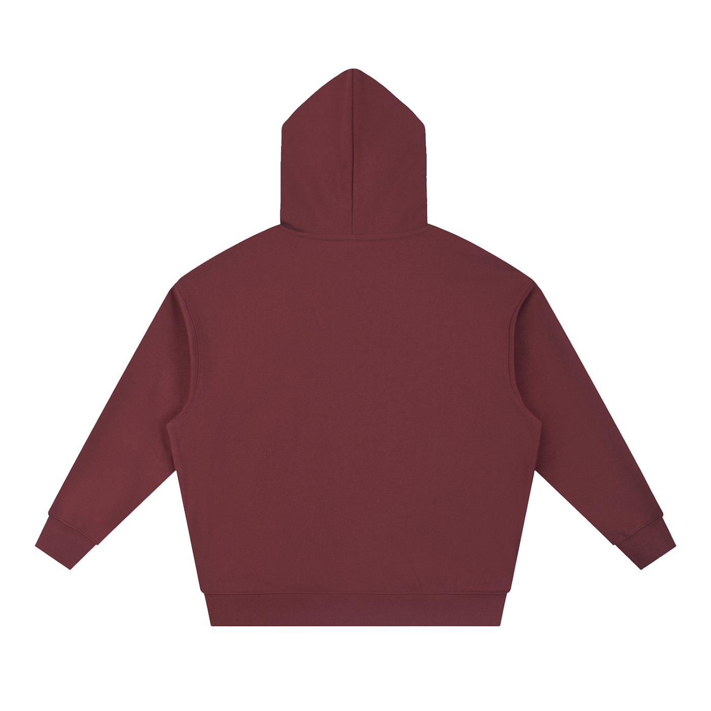 Torn Paper Collage Print Hoodie – Heavyweight Oversized Streetwear