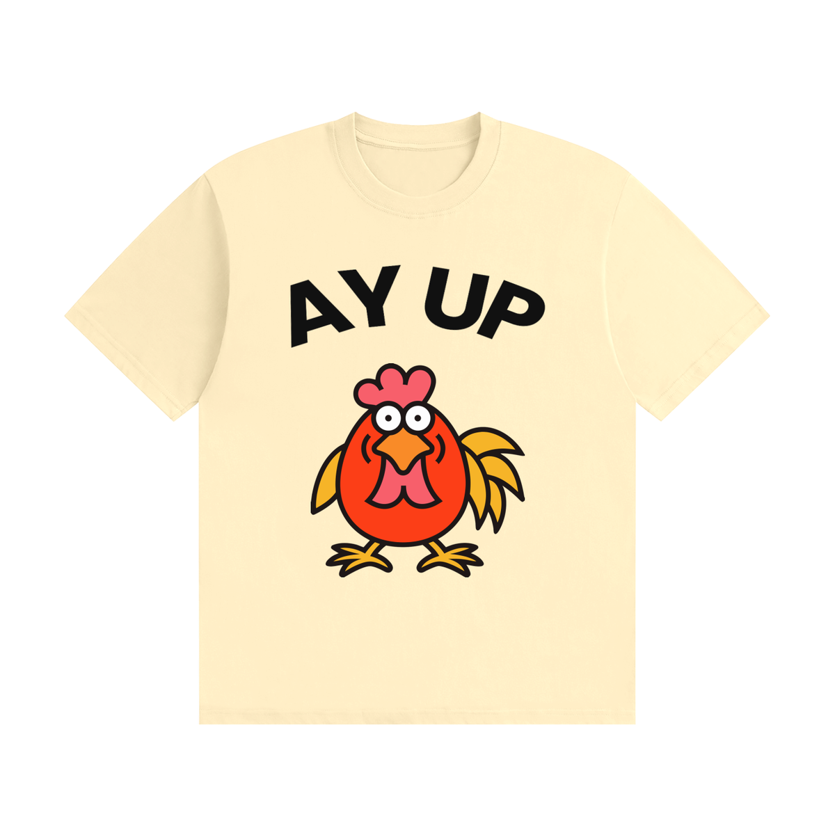 Ay Up Cock T-Shirt | East Midlands Slogan Tee