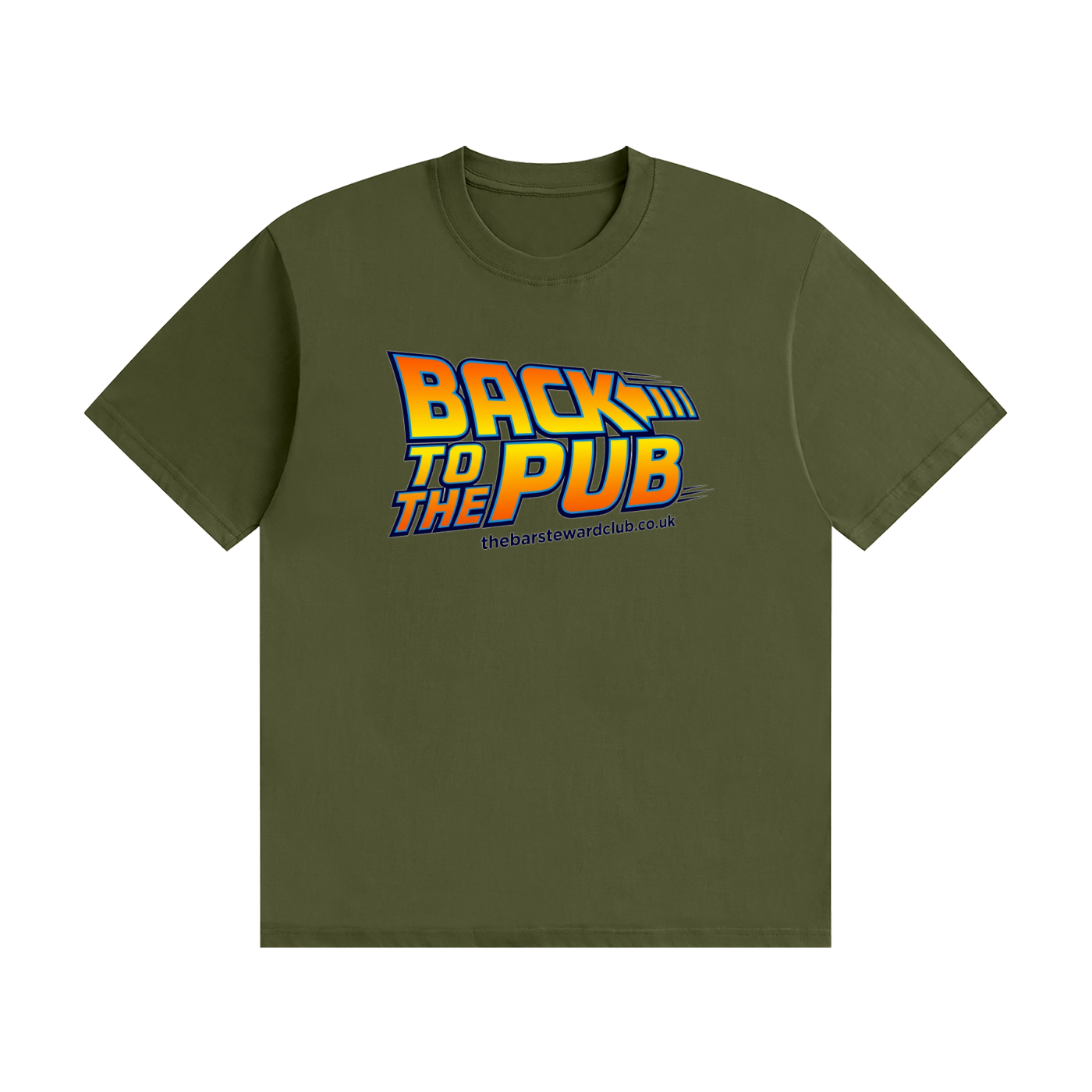 Back to the Pub T-Shirt | Retro Movie Parody Slogan Tee