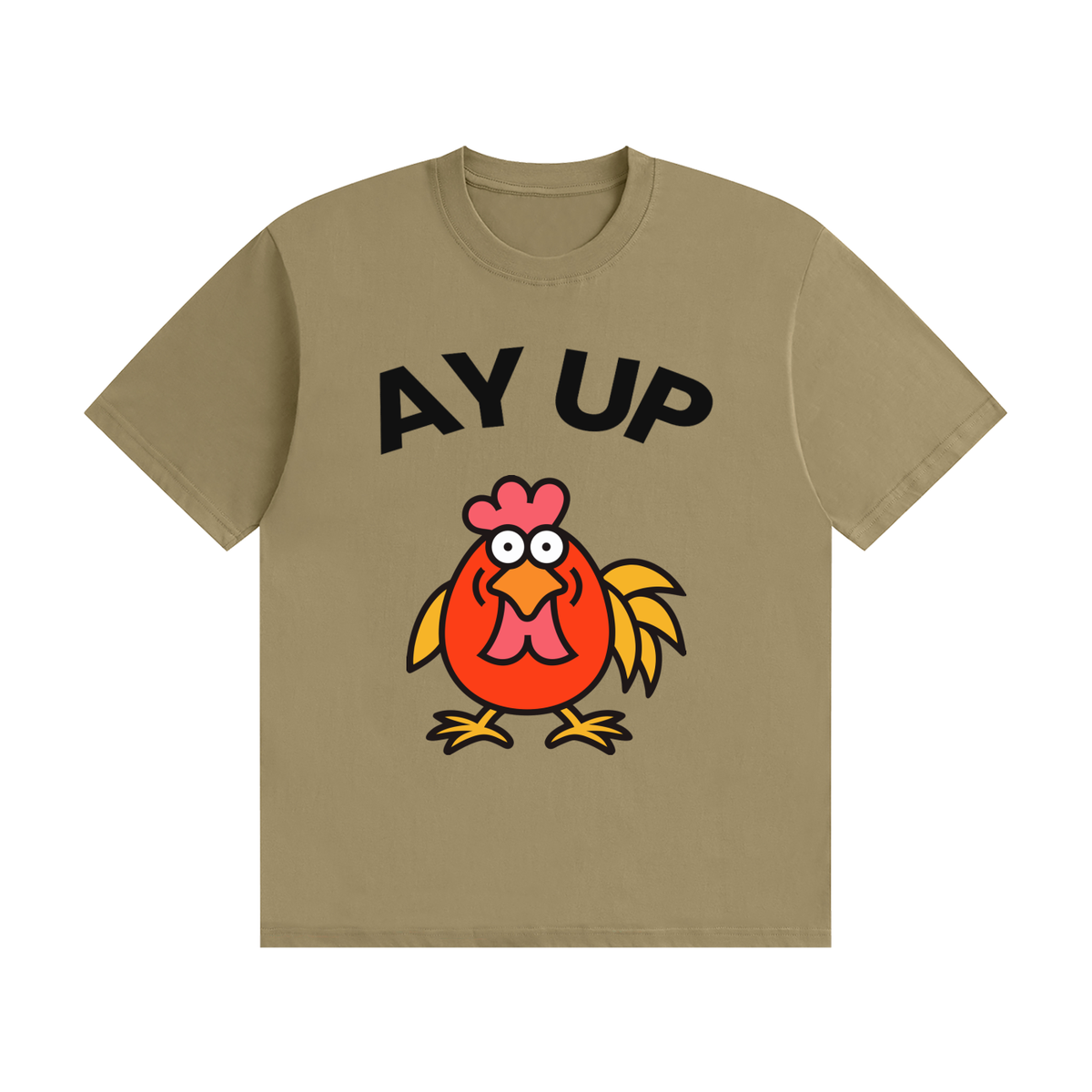 Ay Up Cock T-Shirt | East Midlands Slogan Tee