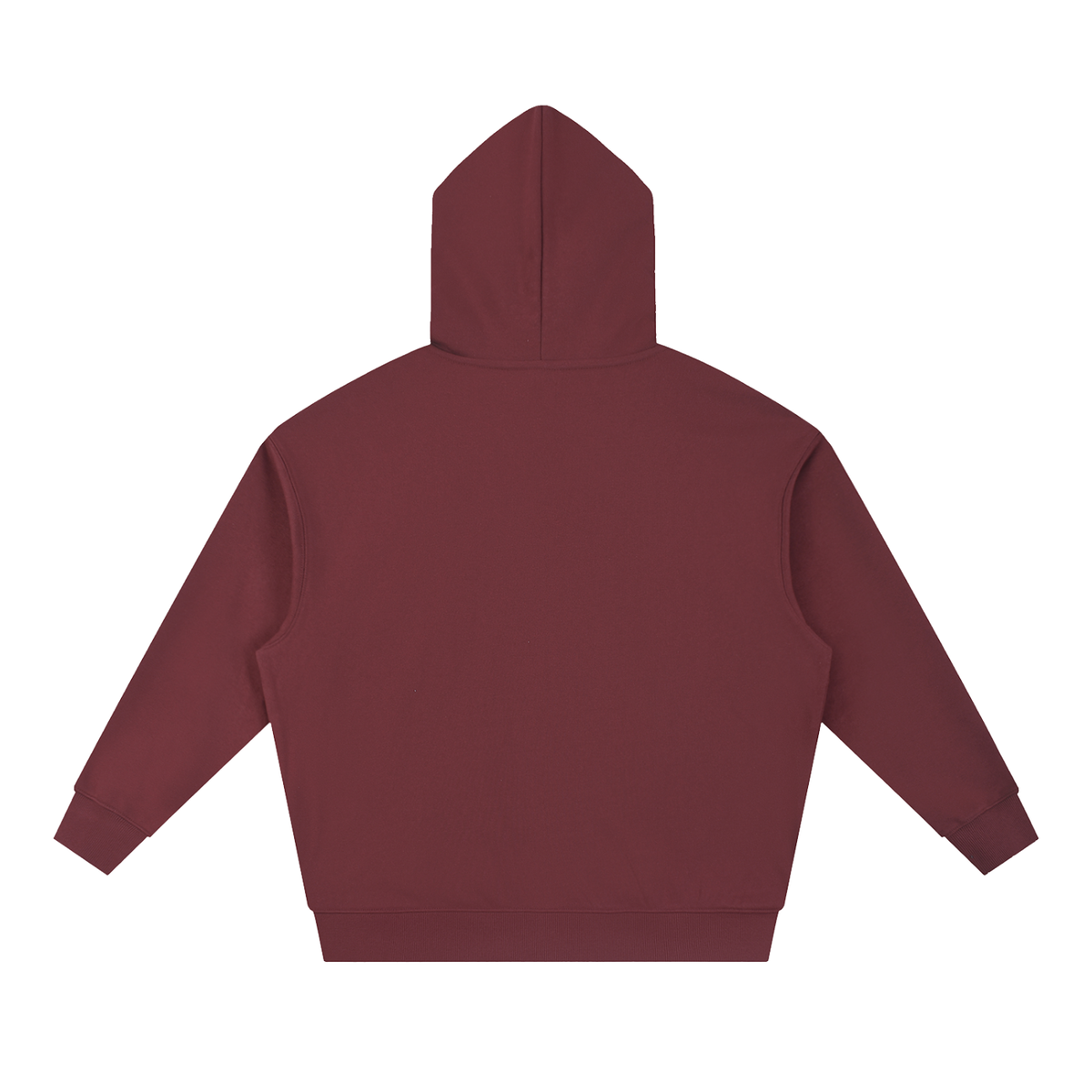 Cracked Stone Smiley Print Hoodie – Heavyweight Oversized Streetwear