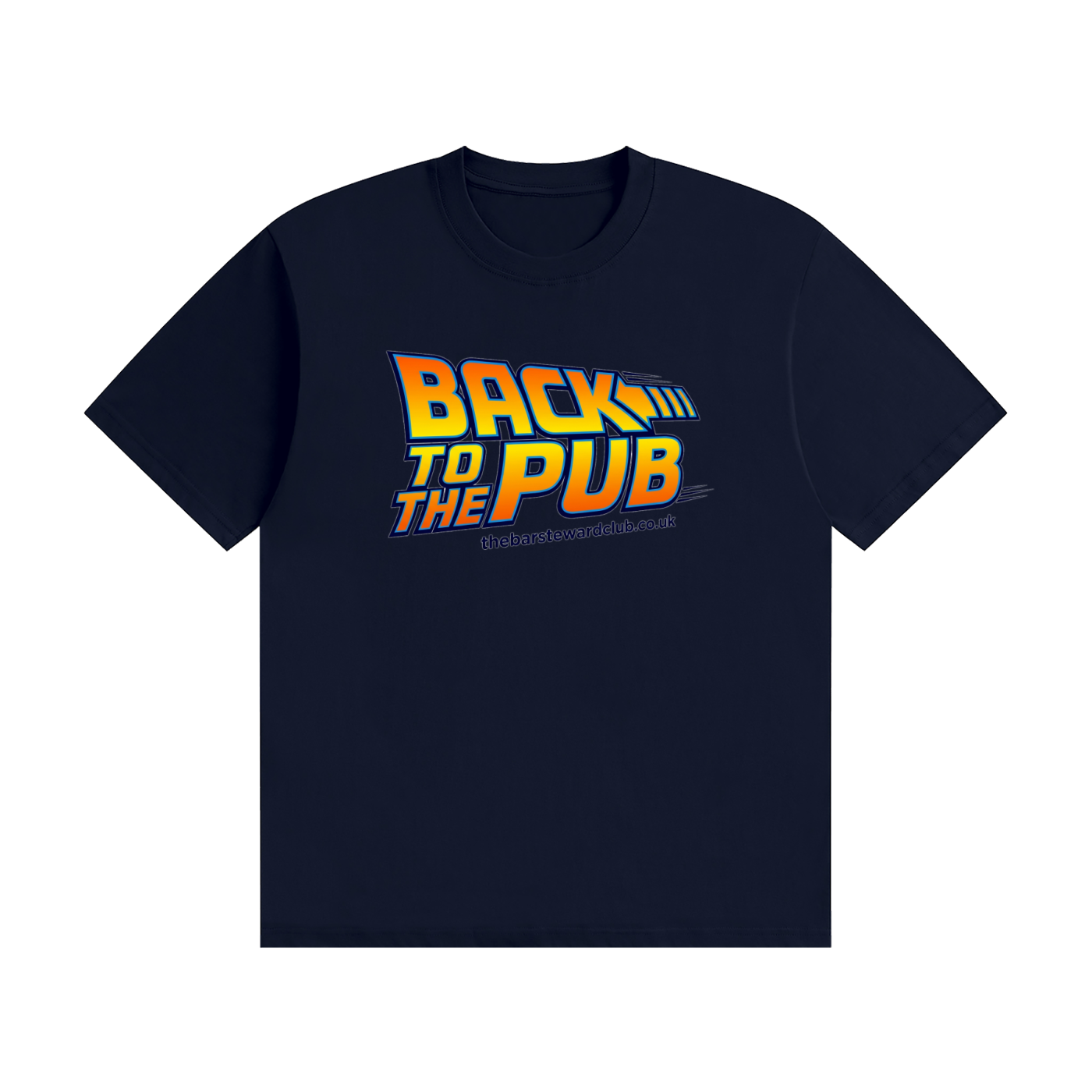 Back to the Pub T-Shirt | Retro Movie Parody Slogan Tee