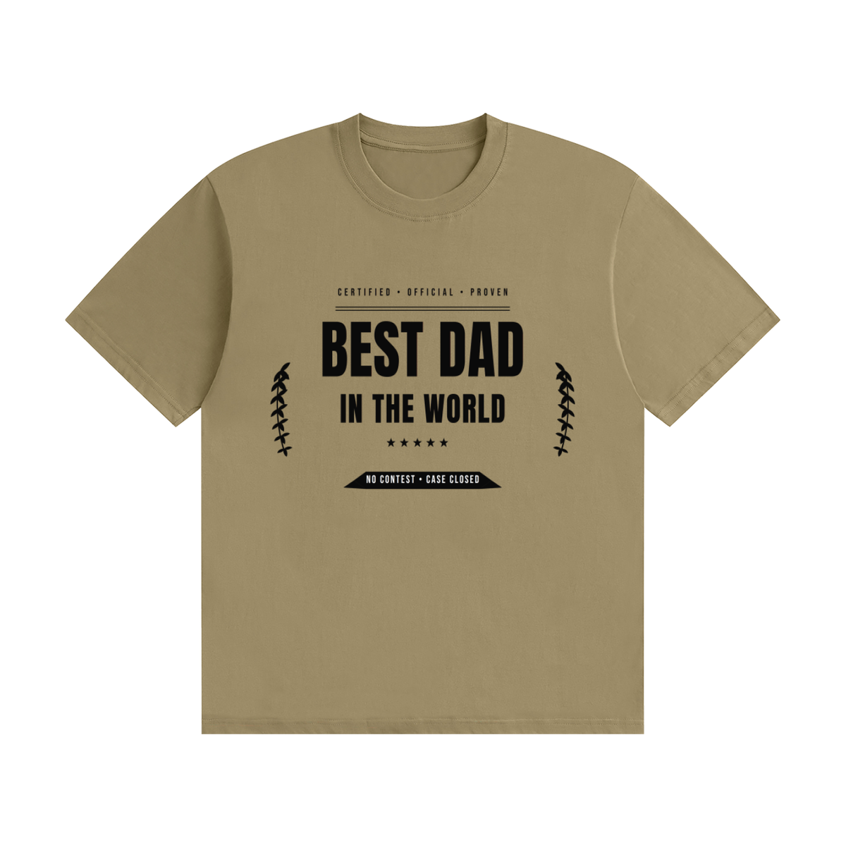 Best Dad In The World T-Shirt | Funny Father's Day Tee