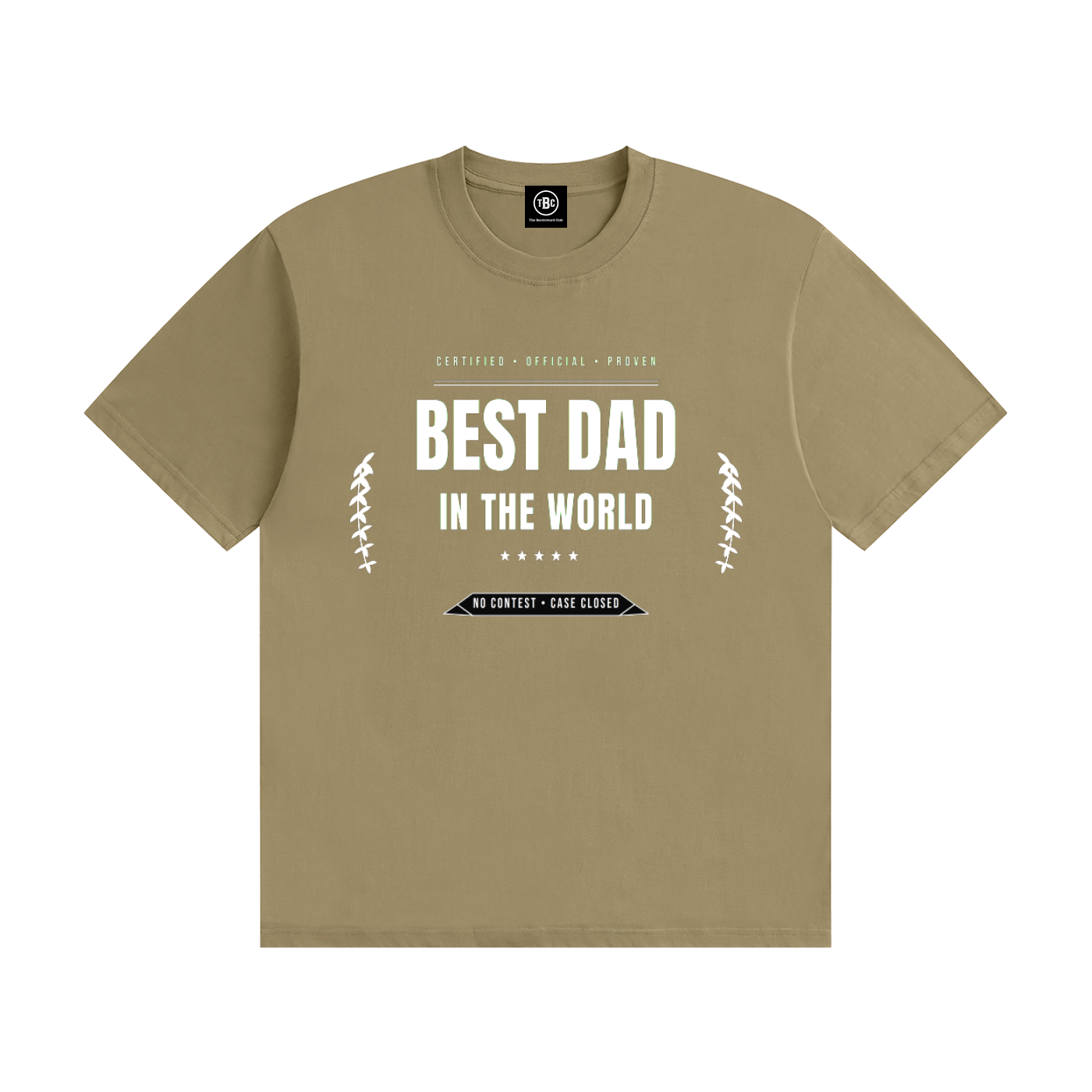 Best Dad In The World T-Shirt Black | Funny Father's Day Tee